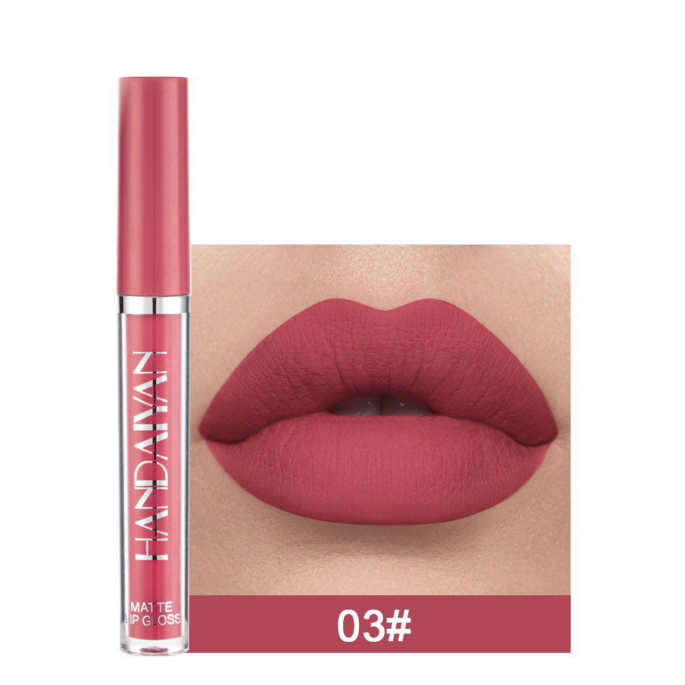 Matte Non-stick Cup Lip Gloss, Non-fading Matte Liquid Lipstick Matte Non-stick Cup Lip Gloss, Non-fading Matte Liquid Lipstick